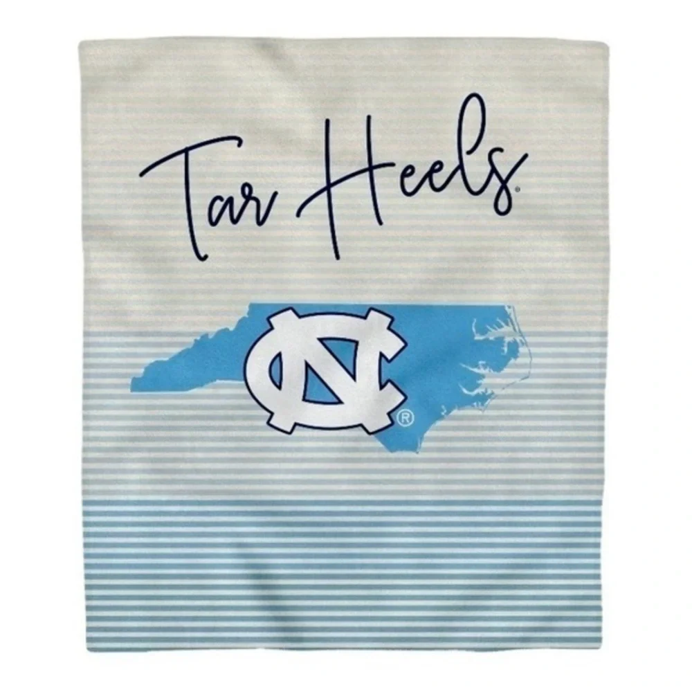 UNC Tar Heels soft ultra fleece Silk touch throw New